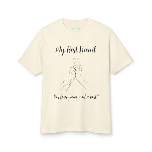 My Best Friend Graphic Tee - Unisex Cotton T-Shirt for Animal Lovers